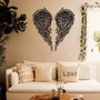 Wallity Angel Wings - APT240MS Escultura de pared negra de acero
